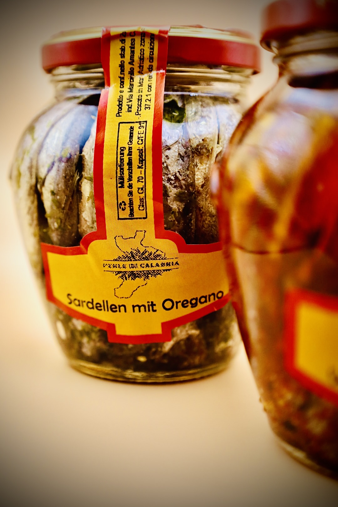 Sardellen mit Oregano