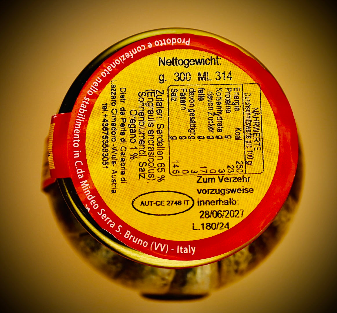 Sardellen mit Oregano