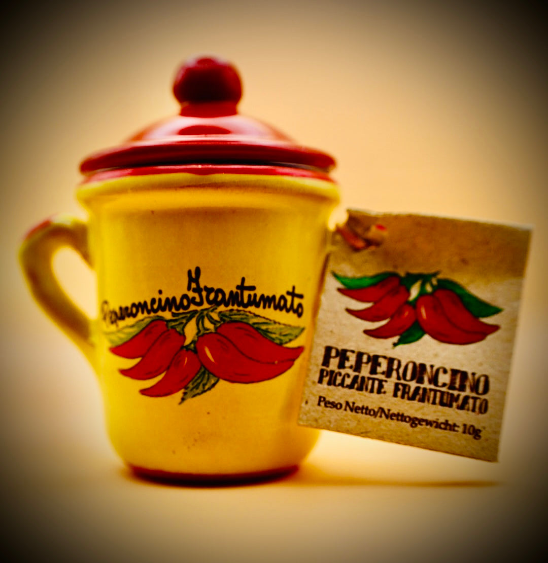 Peperoncino pikant in Keramik