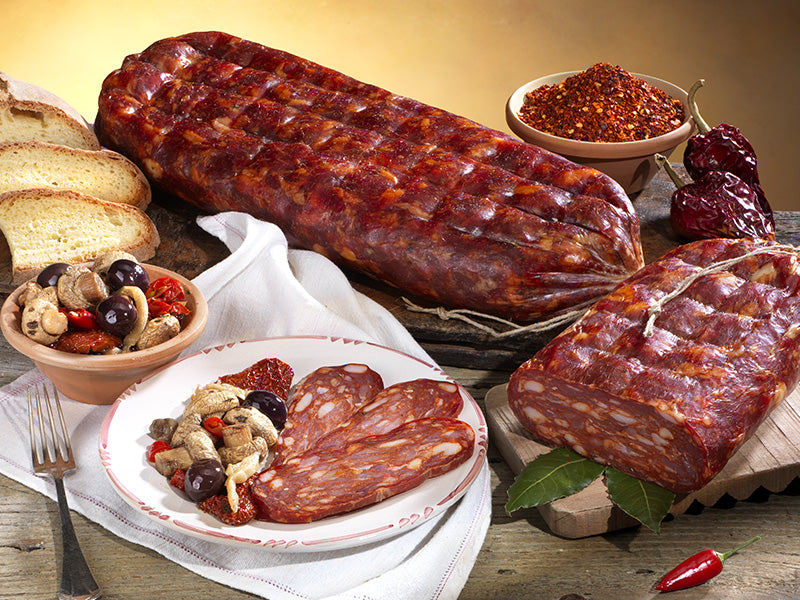 Salame Schiacciata (ventricina) pikant
